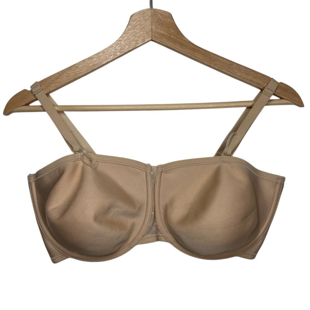 Vanity Fair Lingerie Beauty Back Strapless Full Figure Underwire Bra 38DD 74380